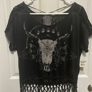 Miss Me fringe top